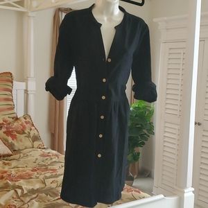 Three quarter length sleeve t shirt dress